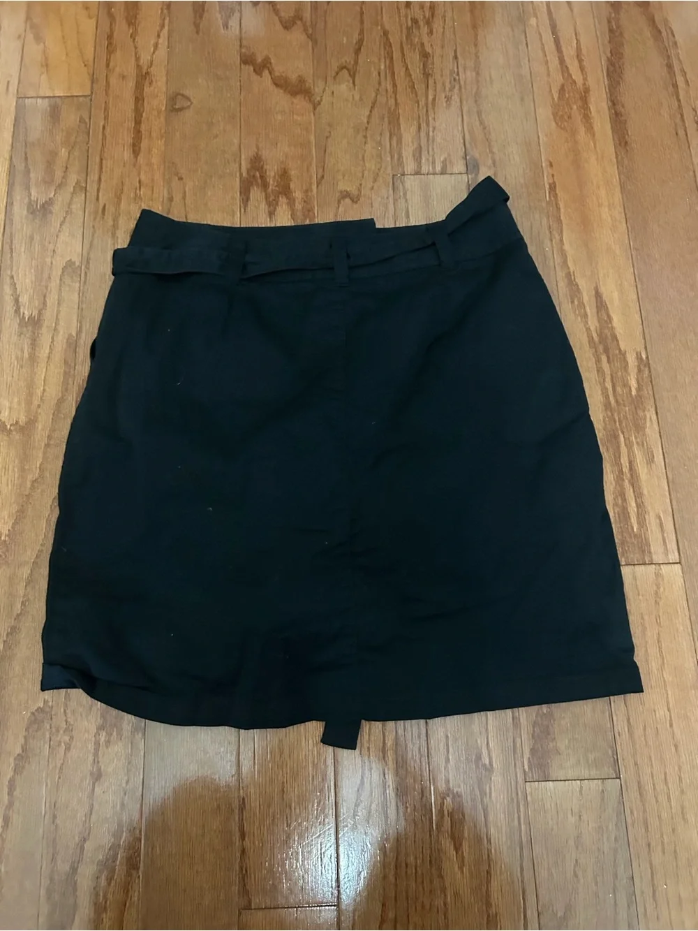 Croft & Barrow Black Stretch A-Line Mini Skirt Size 6